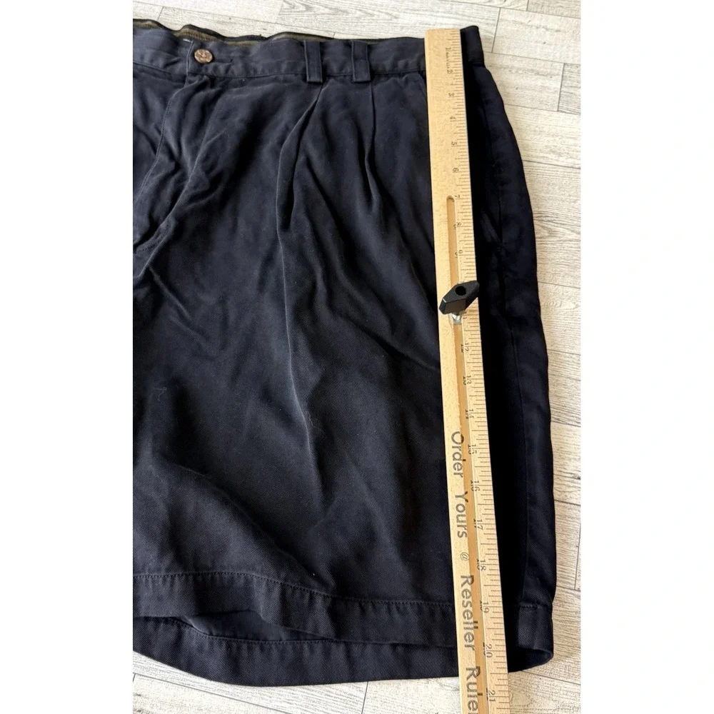 Tommy Bahama Silk Shorts Mens‎ Size 38 Pockets Lightweight Outdoors Chino Black